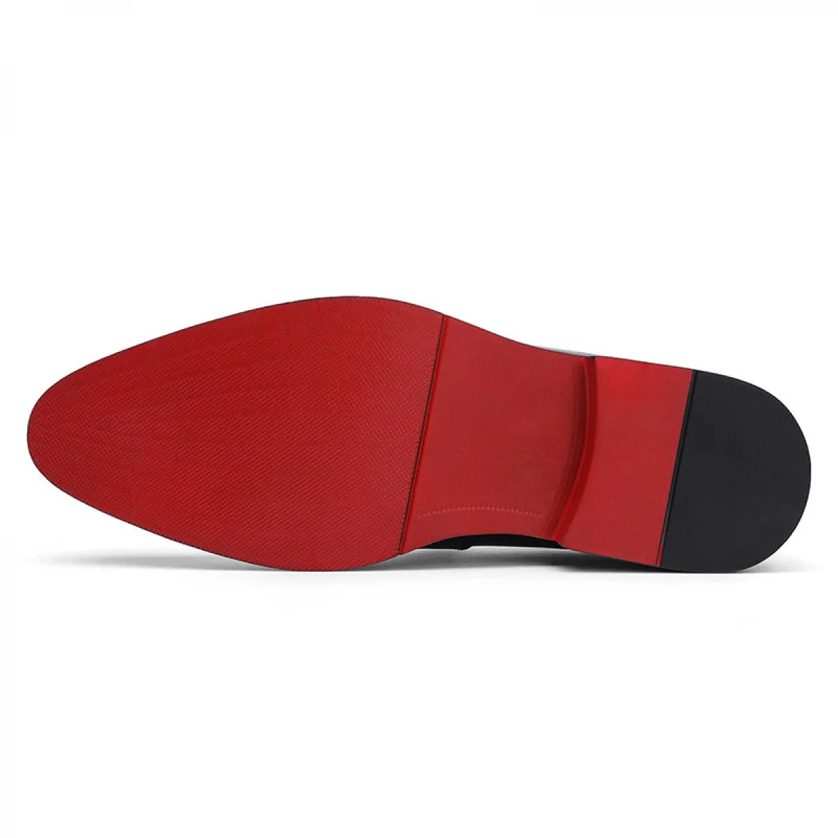 Nuovi mocassini neri da uomo suola rossa punta tonda scarpe formali da uomo marroni business fatte a mano taglia 38 48 spedizion