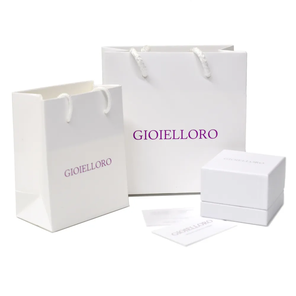 Orecchini cerchio piccoli MINI in oro bianco