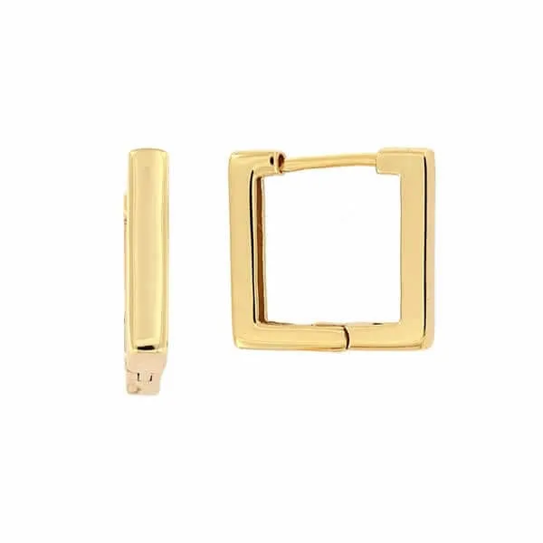 Orecchini Quadrati Gold