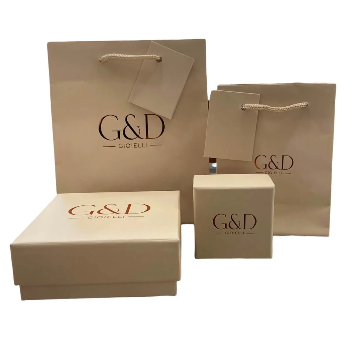Orecchini Quadrati Gold
