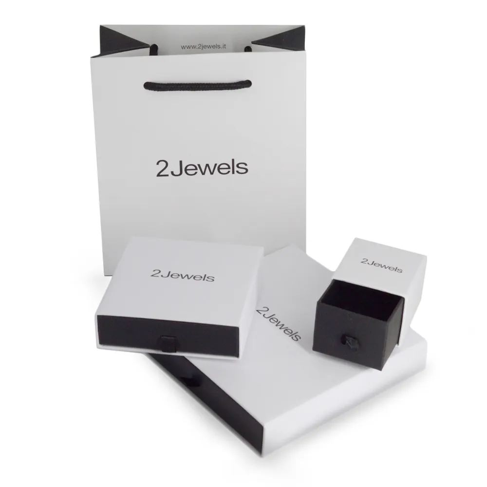 Orecchini tennis arcobaleno 2Jewels in Acciaio zirconi Mix & Match 261306