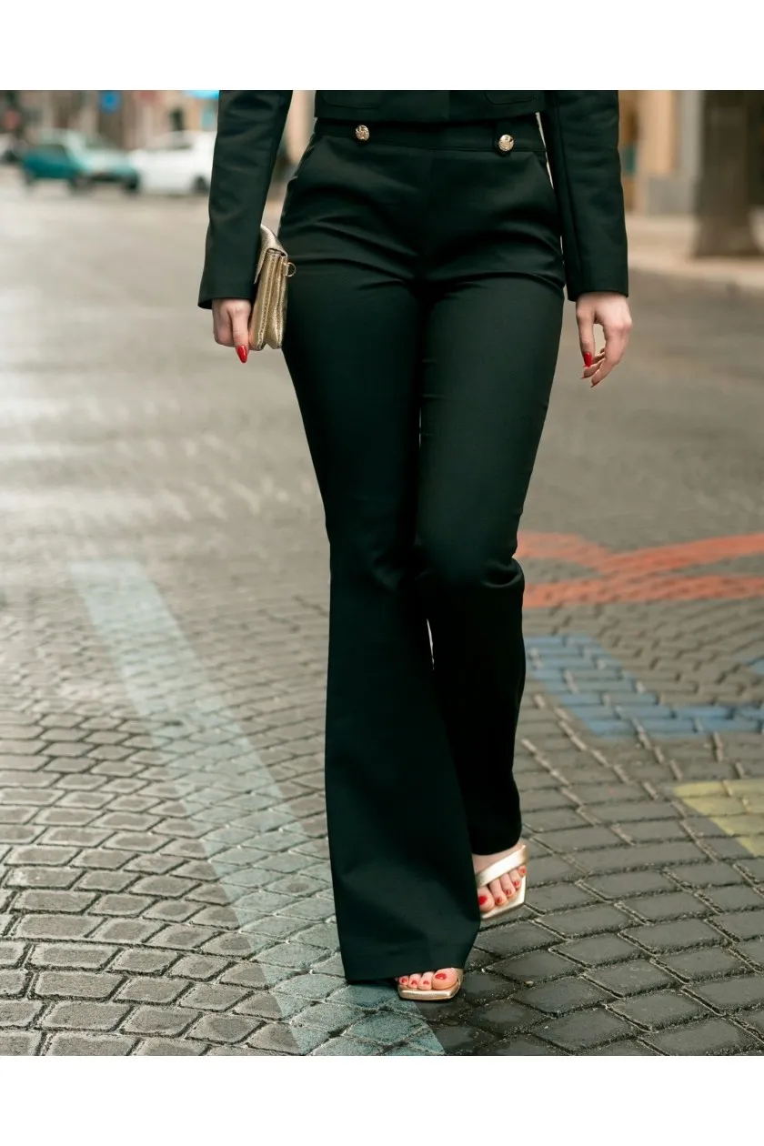 PANTALONE 1603 TES COTONE EL NERO