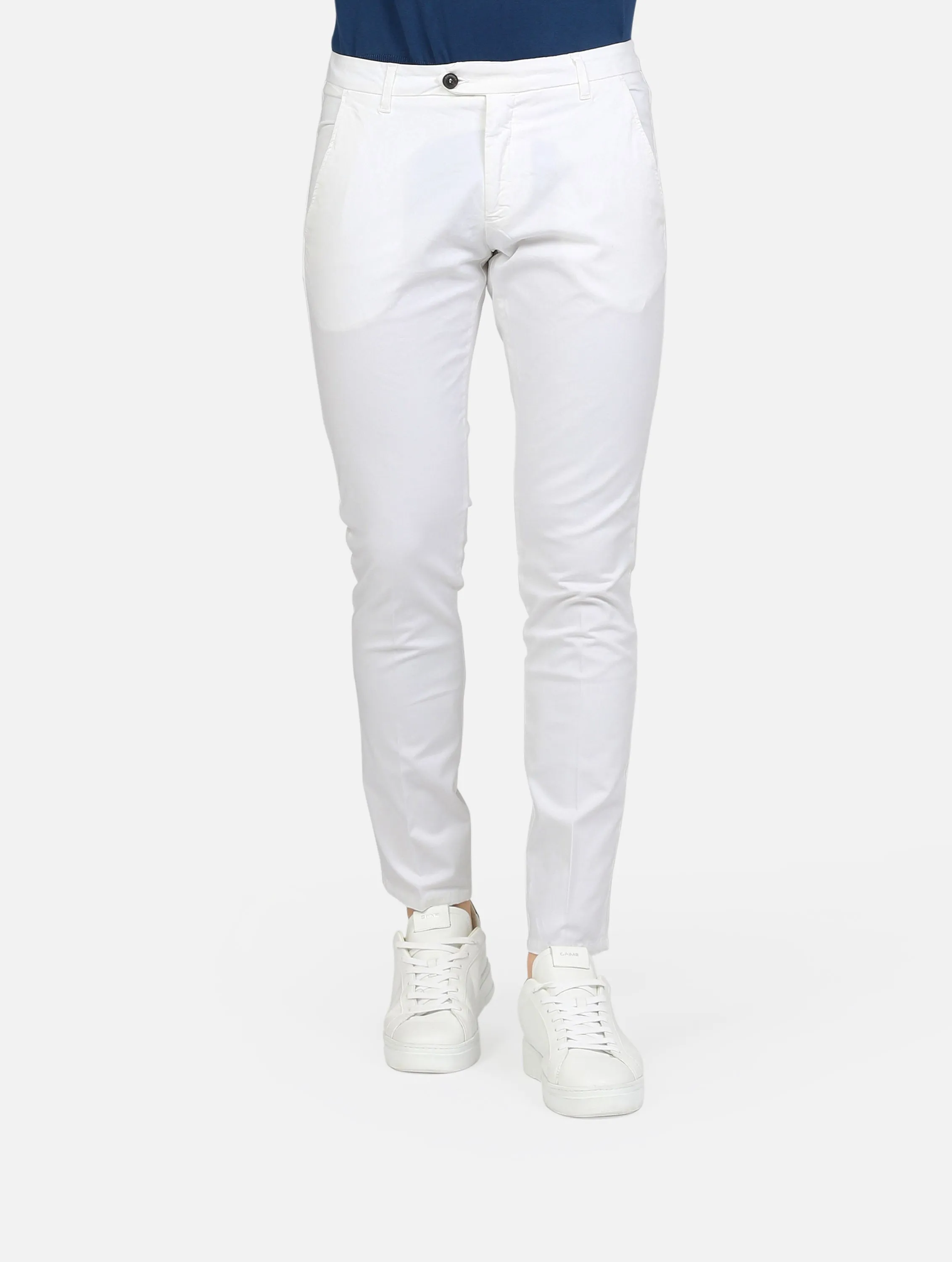pantalone ROYROGER'S RRU013CBIANCO