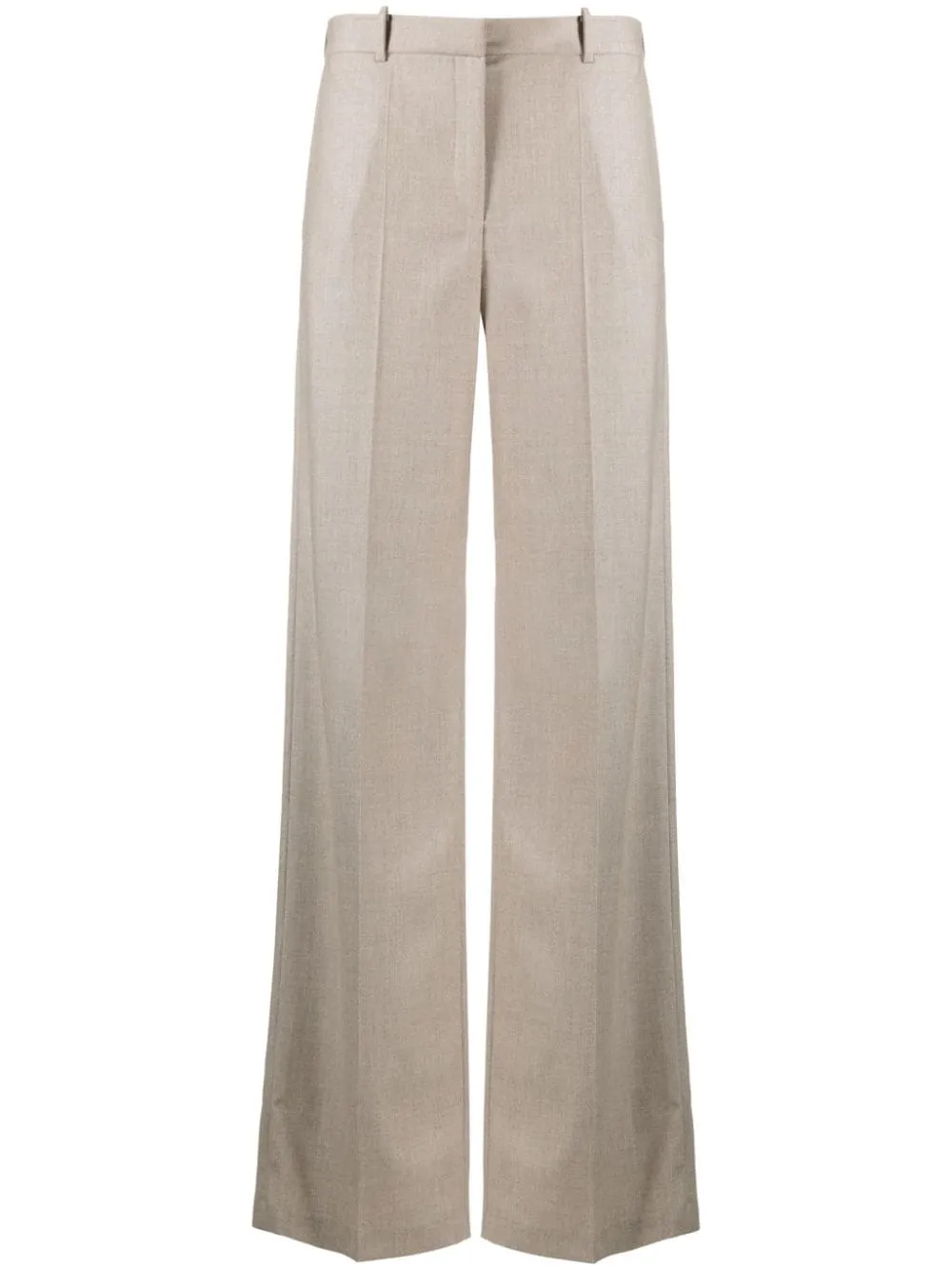 Pantaloni a gamba ampia in taupe - donna
