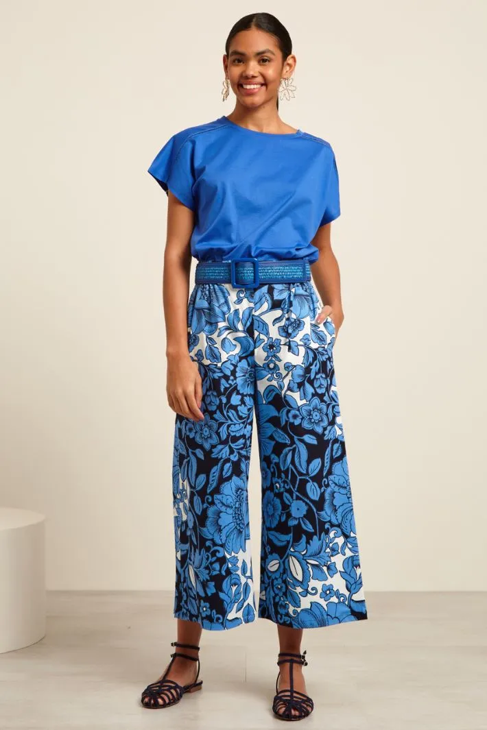 Pantaloni ampi stampati