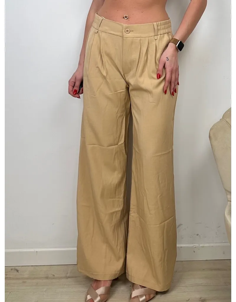 PANTALONI CECILIA CAMEL