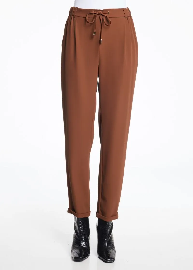 Pantaloni in tessuto fluido