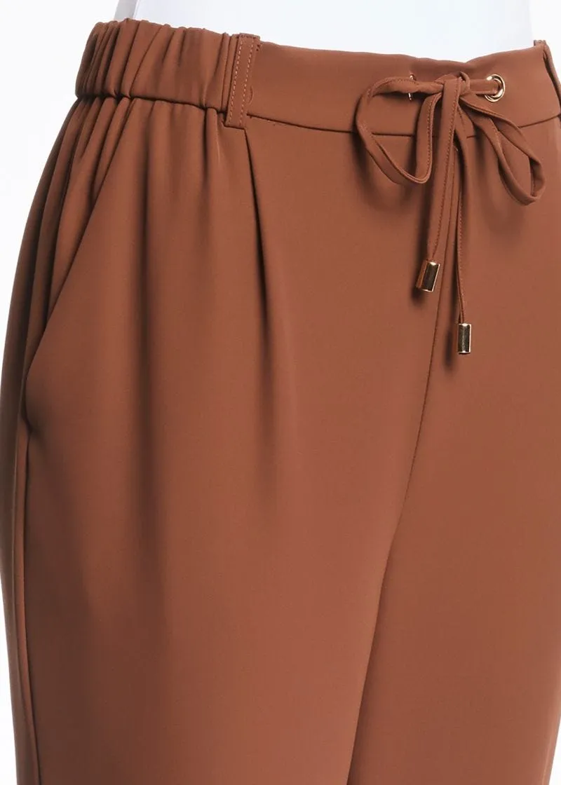 Pantaloni in tessuto fluido