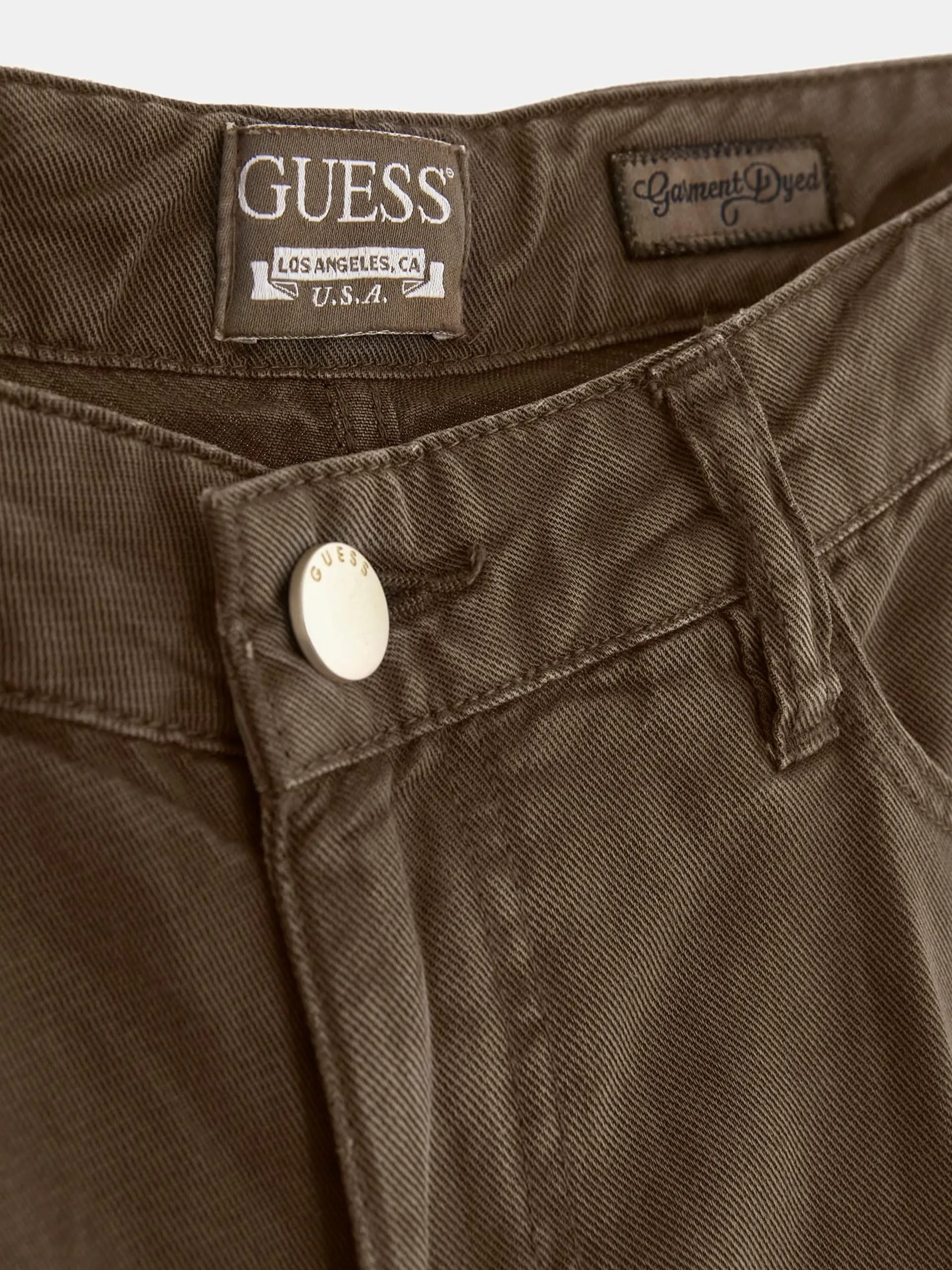 Pantaloni wide leg a vita media guess