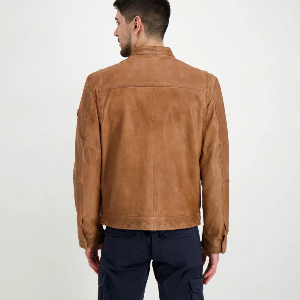 PEUTEREY BIKER IN PELLE SAGUARO