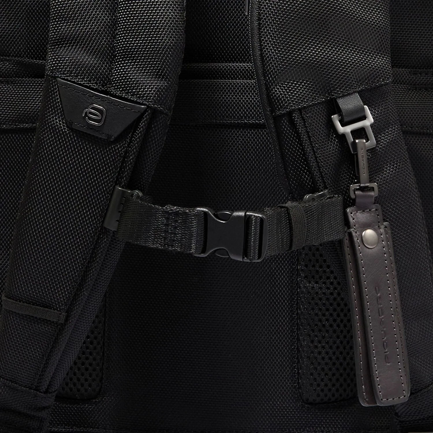 Piquadro Zaino porta computer in tessuto riciclato