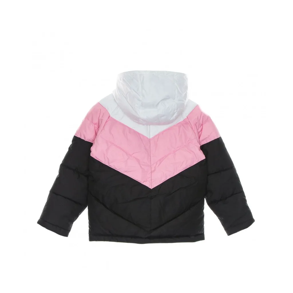 piumino bambina filled jacket BLACK/PINK FOAM