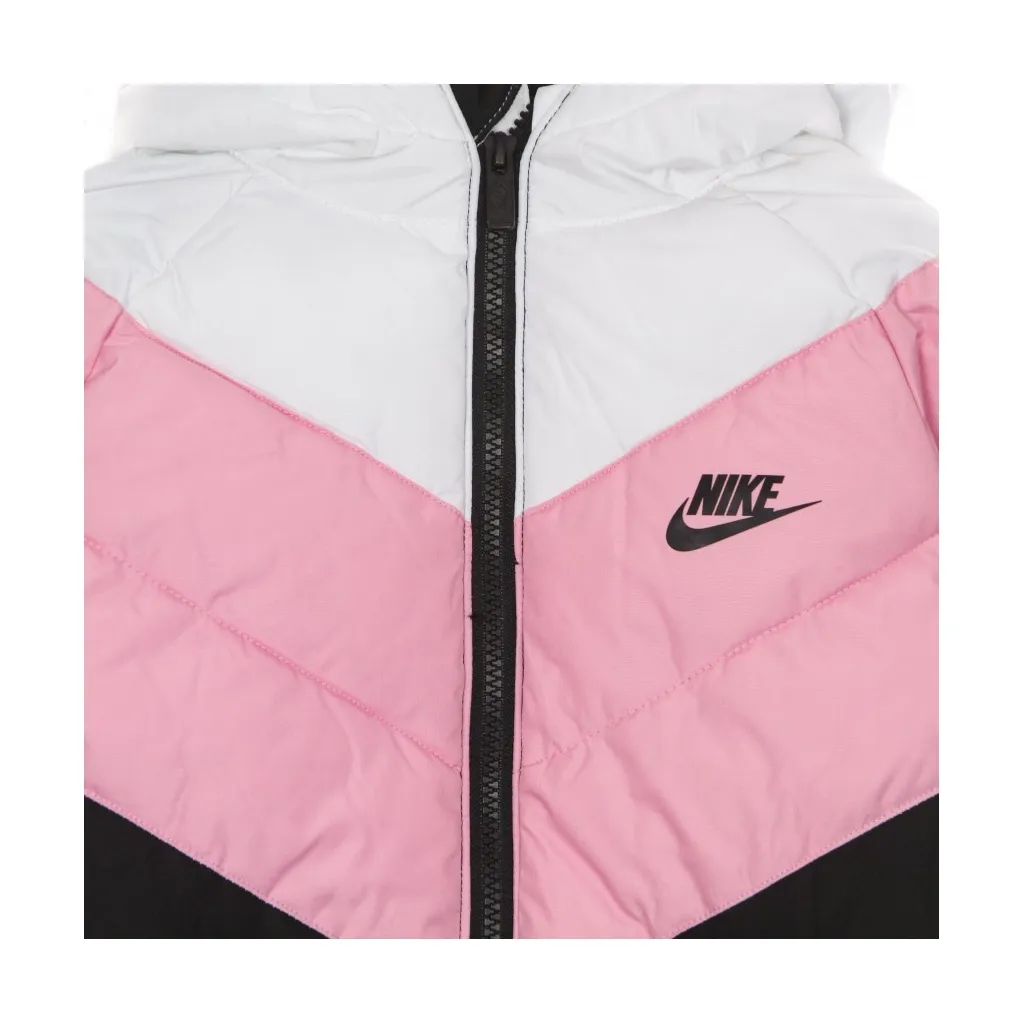 piumino bambina filled jacket BLACK/PINK FOAM