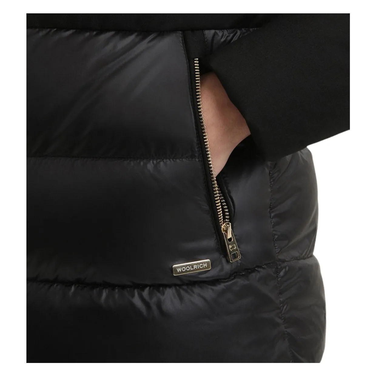 Piumino Donna Woolrich Luxe Puffy Jacket Nero