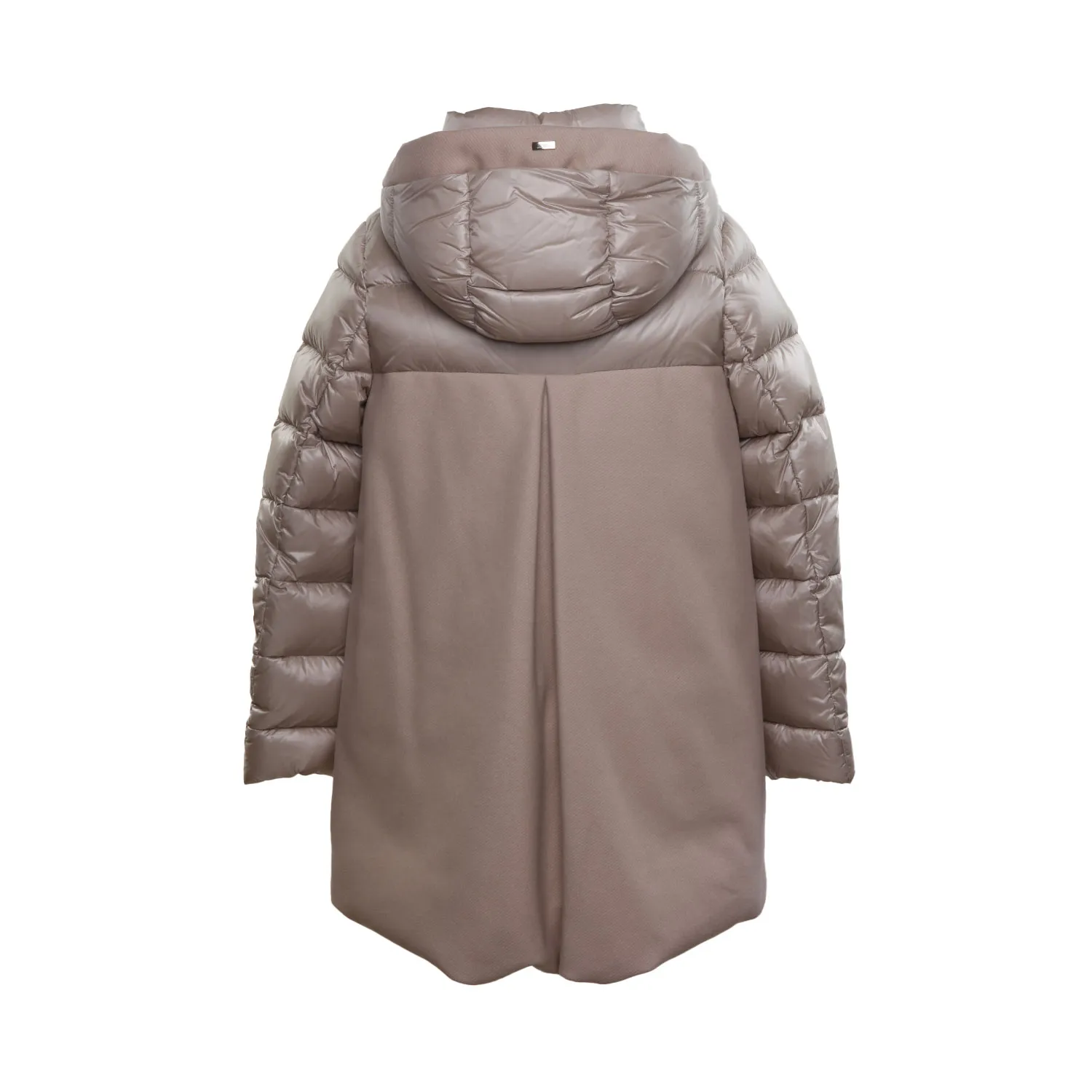 Piumino Lungo Color Chantilly Bambina E Teen