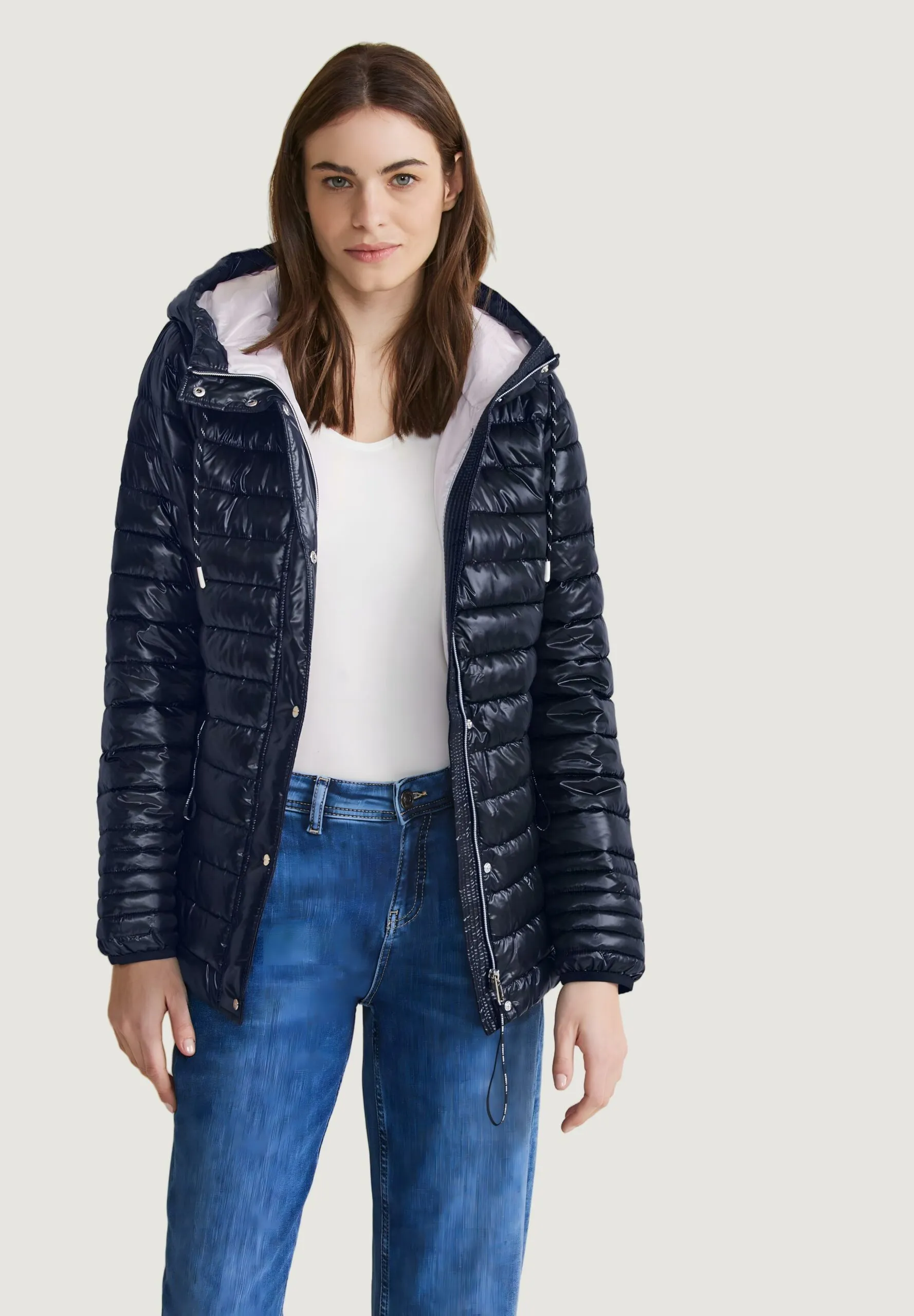 Piumino Street One Short Padded Jkt Blu