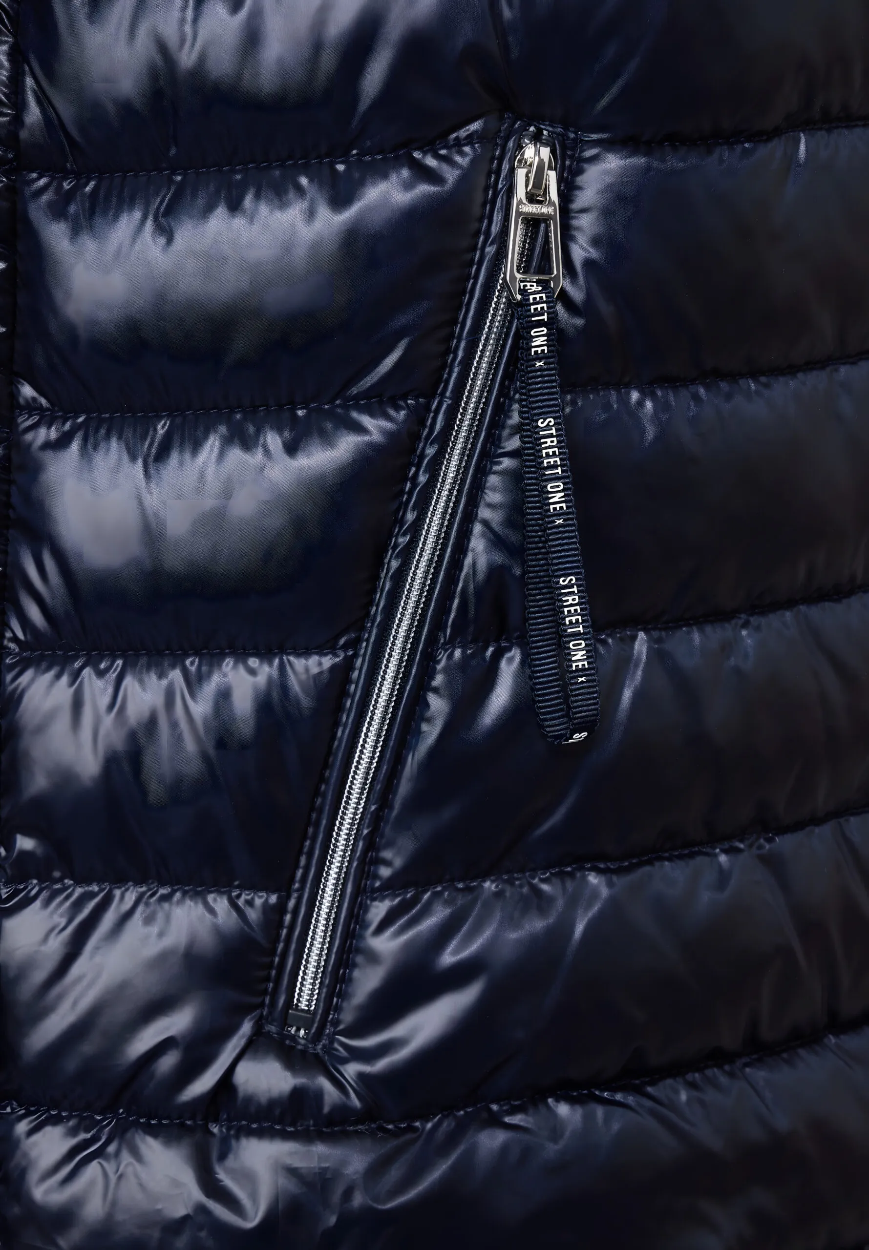 Piumino Street One Short Padded Jkt Blu