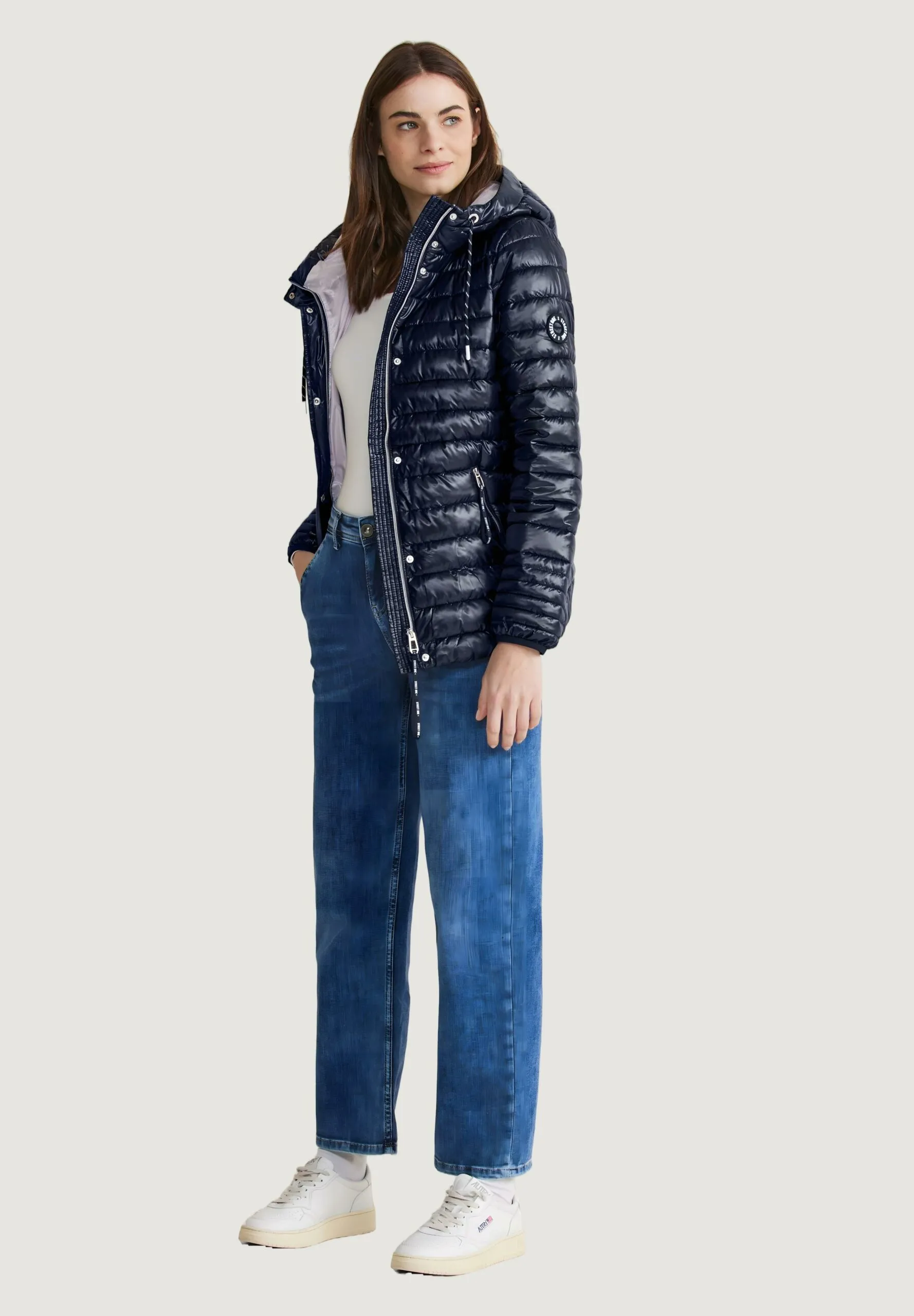 Piumino Street One Short Padded Jkt Blu