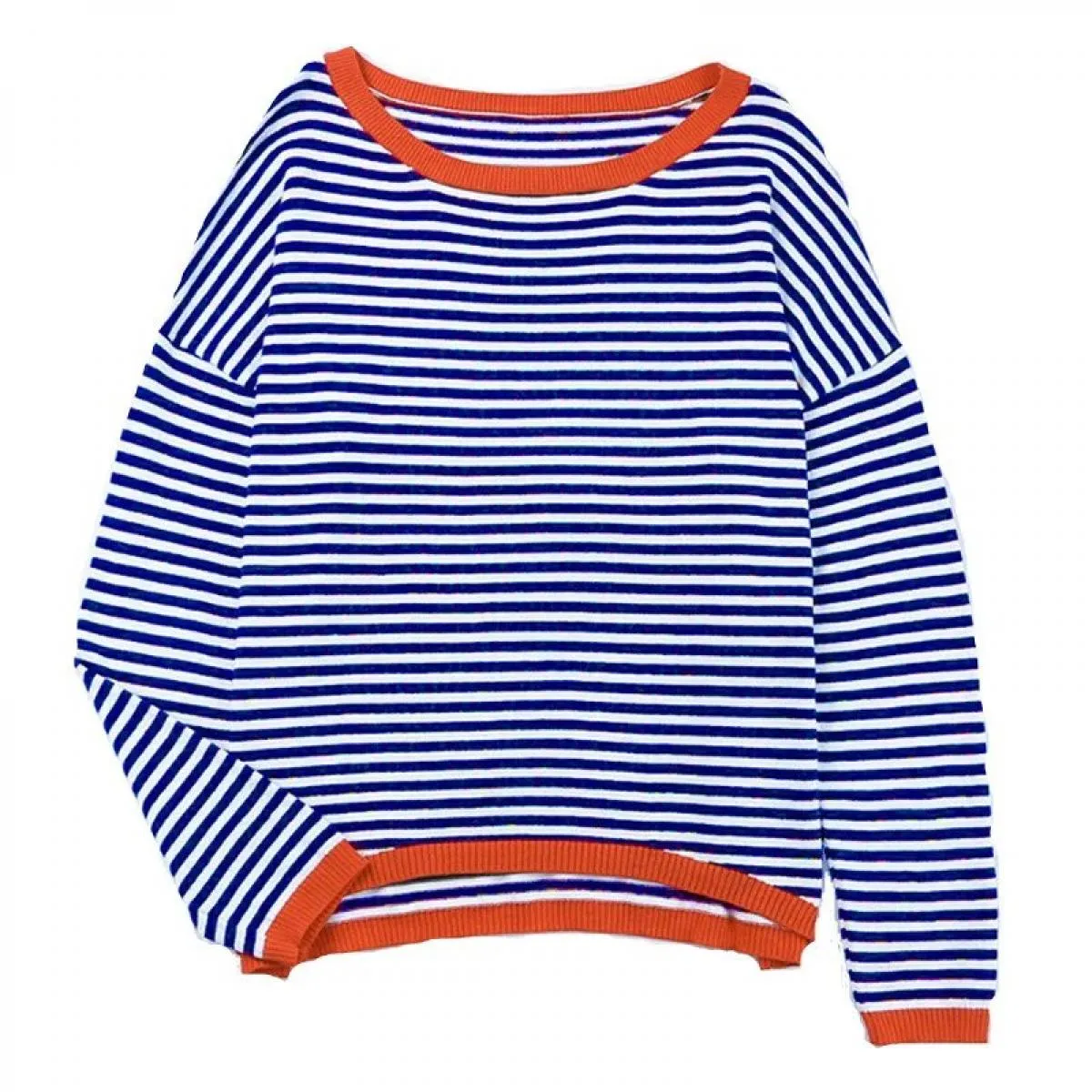 Pullover maglione a righe semplice donna autunno primavera pullover elastico in maglia maglione casual spesso caldo nero bianco