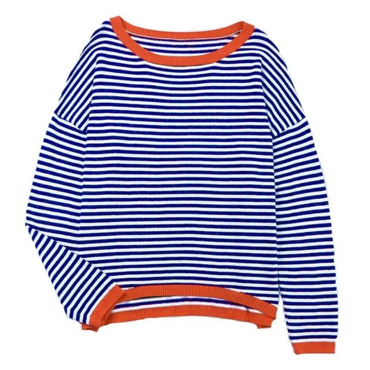 Pullover maglione a righe semplice donna autunno primavera pullover elastico in maglia maglione casual spesso caldo nero bianco