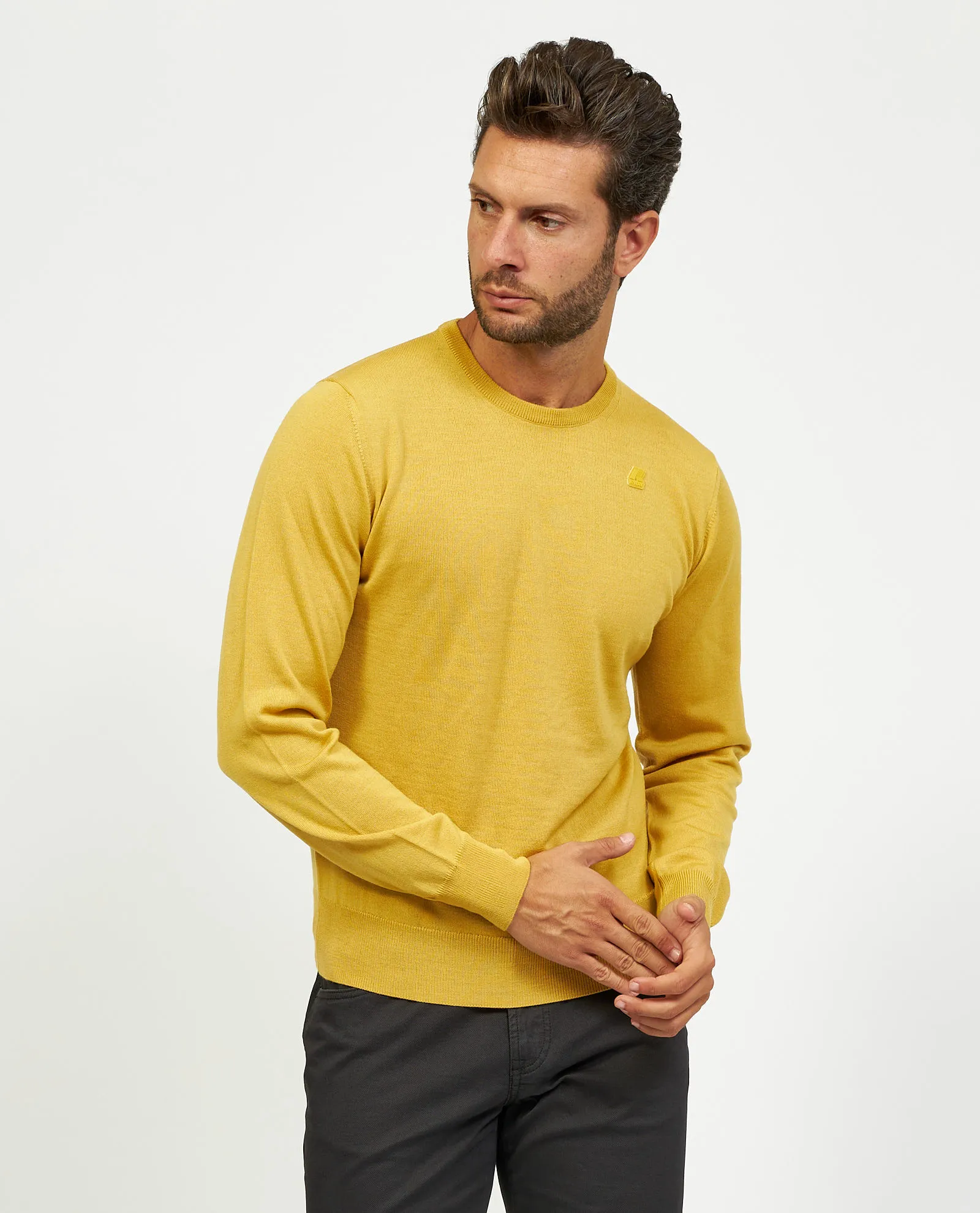 Pullover uomo K-way Sebastien in lana merino