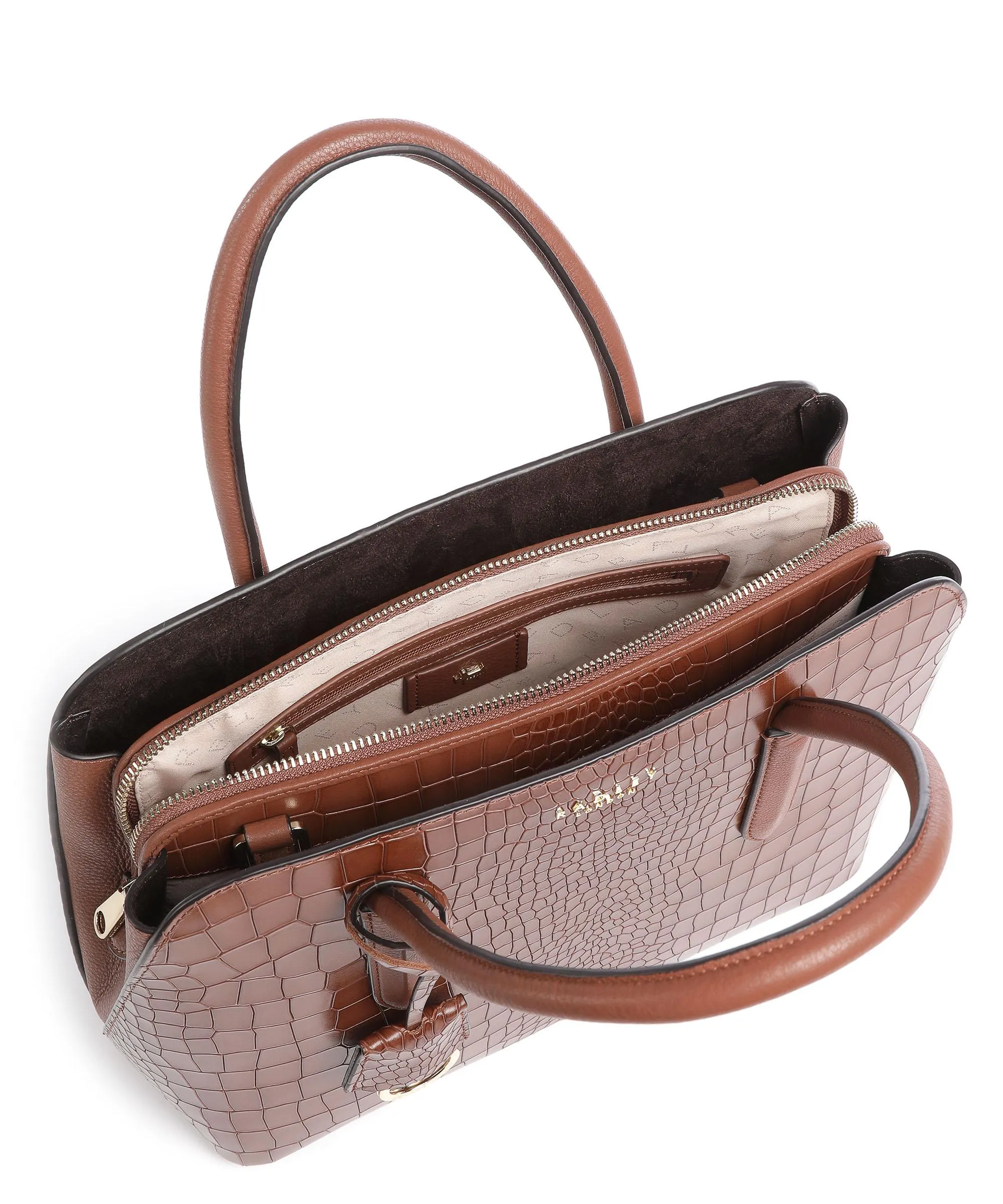  Radley London Liverpool Street 2.0 Borsa a mano pelle bovina marrone  