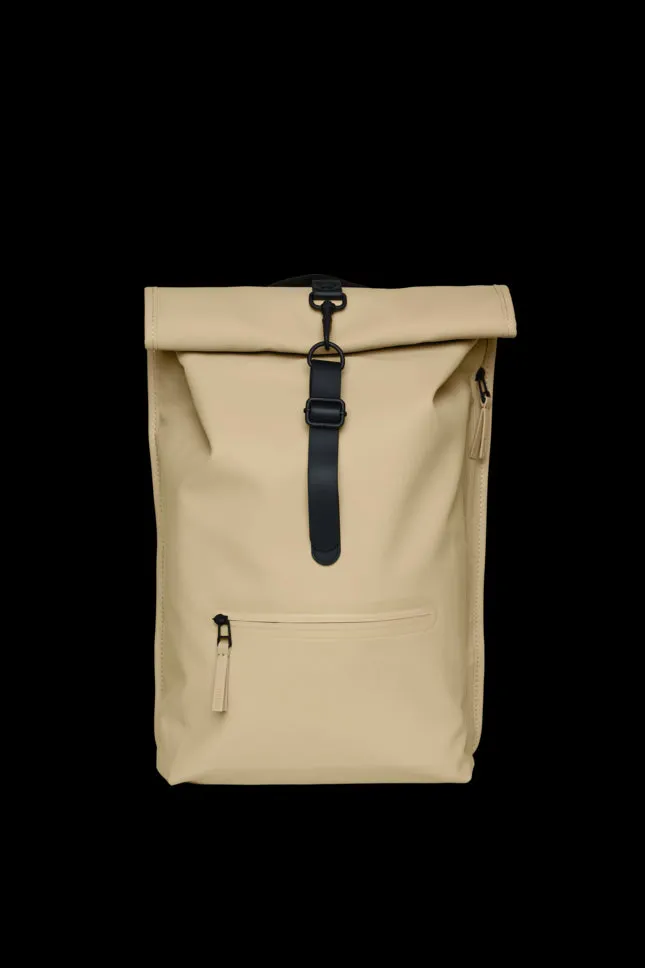 Rains Rolltop Rucksack Zaino Sabbia