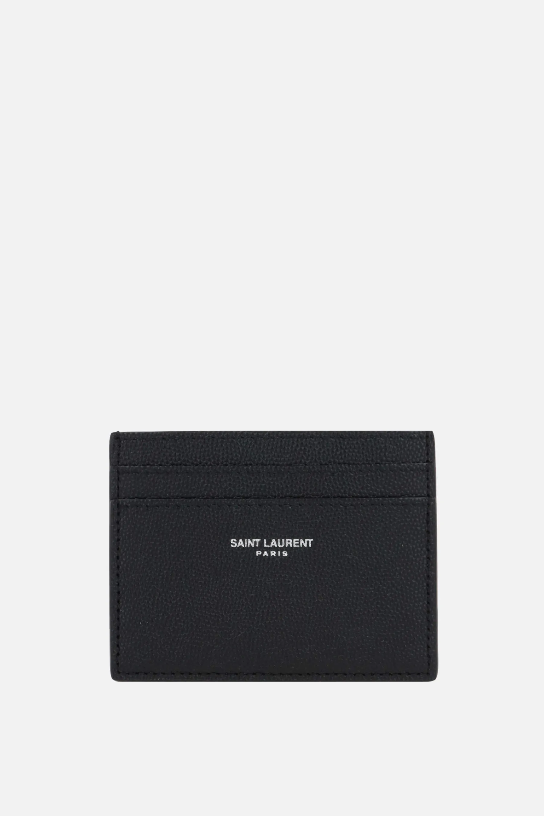  SAINT LAURENT porta carte Saint Laurent Paris in pelle Grain de Poudre 