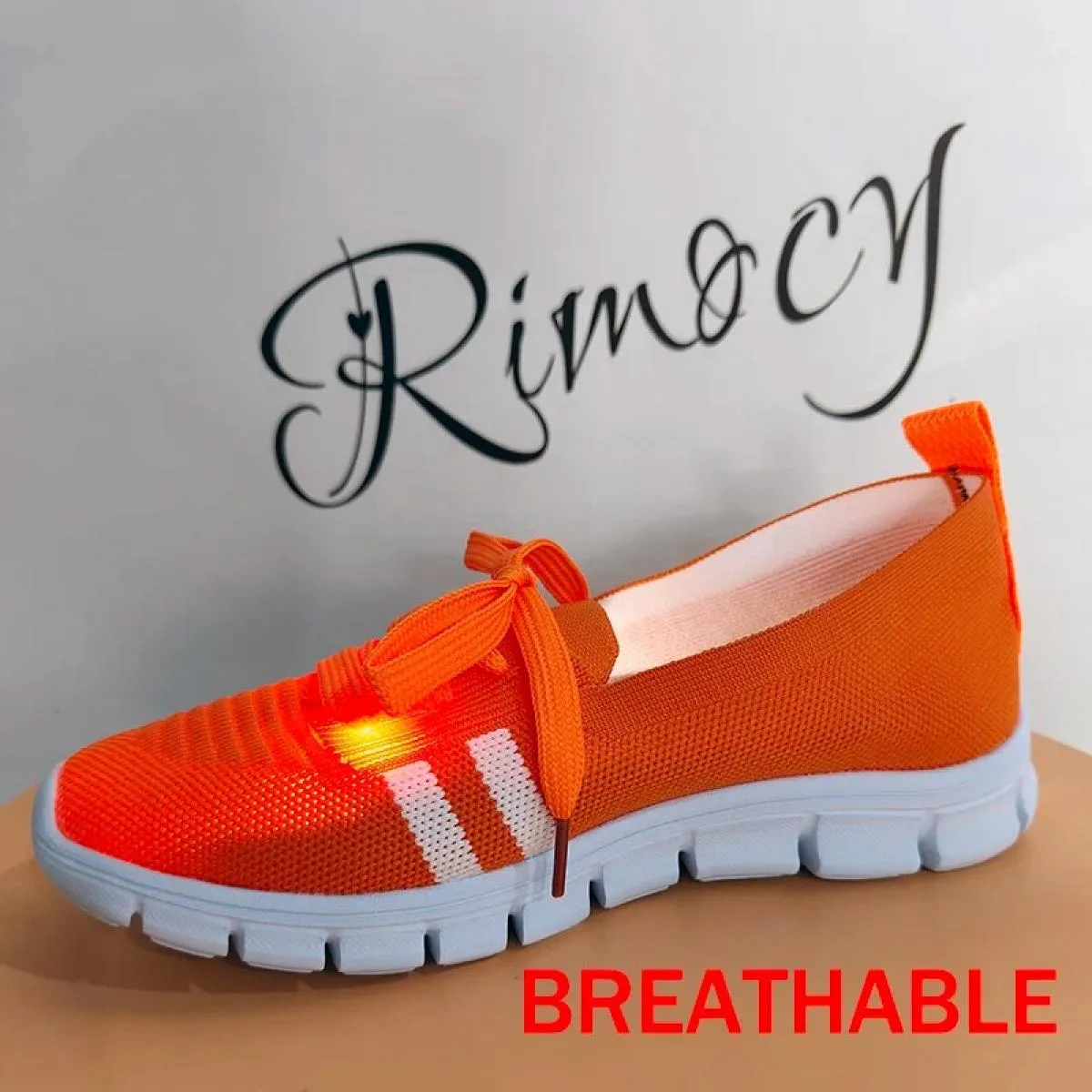 Scarpe basse a righe lavorate a maglia in maglia per donna 2023 Scarpe da ginnastica casual con lacci estivi Donna Mocassini con
