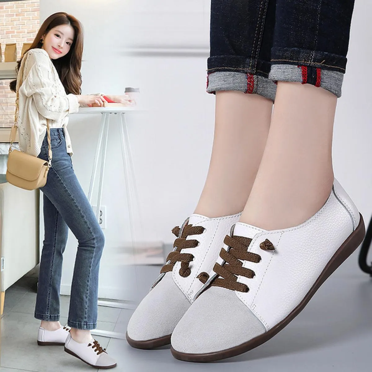 Scarpe da donna mocassini casual sneakers moda scarpe da donna donna nuove scarpe slip on morbide e comode di alta qualità tagli