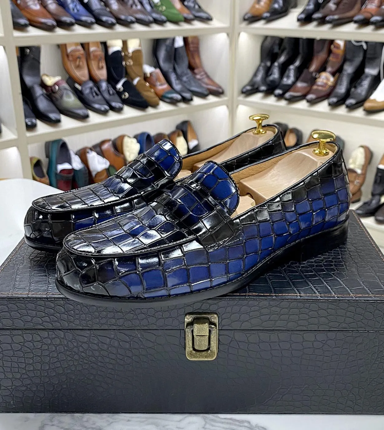 Scarpe da uomo di marca di lusso vestono mocassini da festa di lusso da uomo Design di marca da uomo di lusso