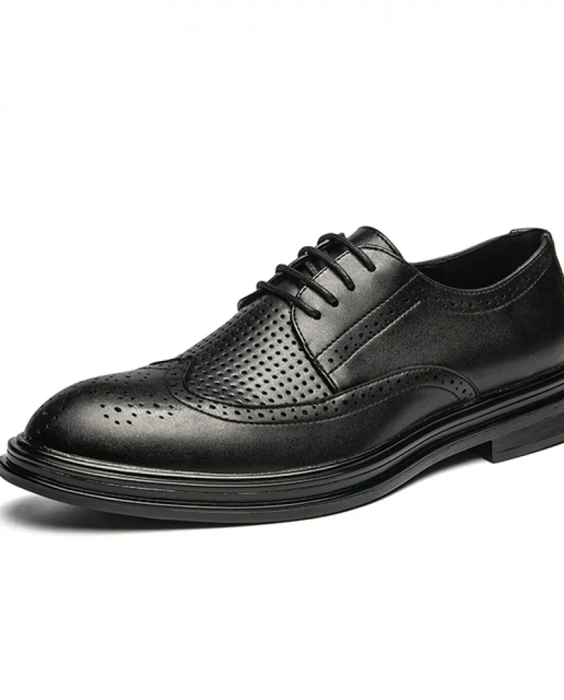 Scarpe eleganti da lavoro di marca di lusso Scarpe in pelle da uomo Mocassini da uomo in stile britannico traspiranti alla moda