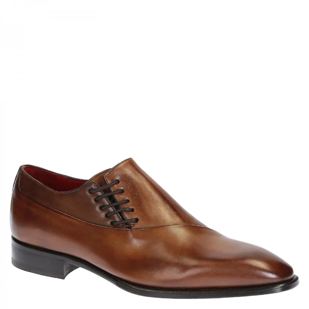 Scarpe eleganti da uomo in pelle color marrone chiaro
