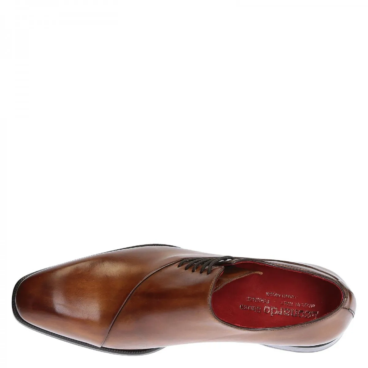 Scarpe eleganti da uomo in pelle color marrone chiaro