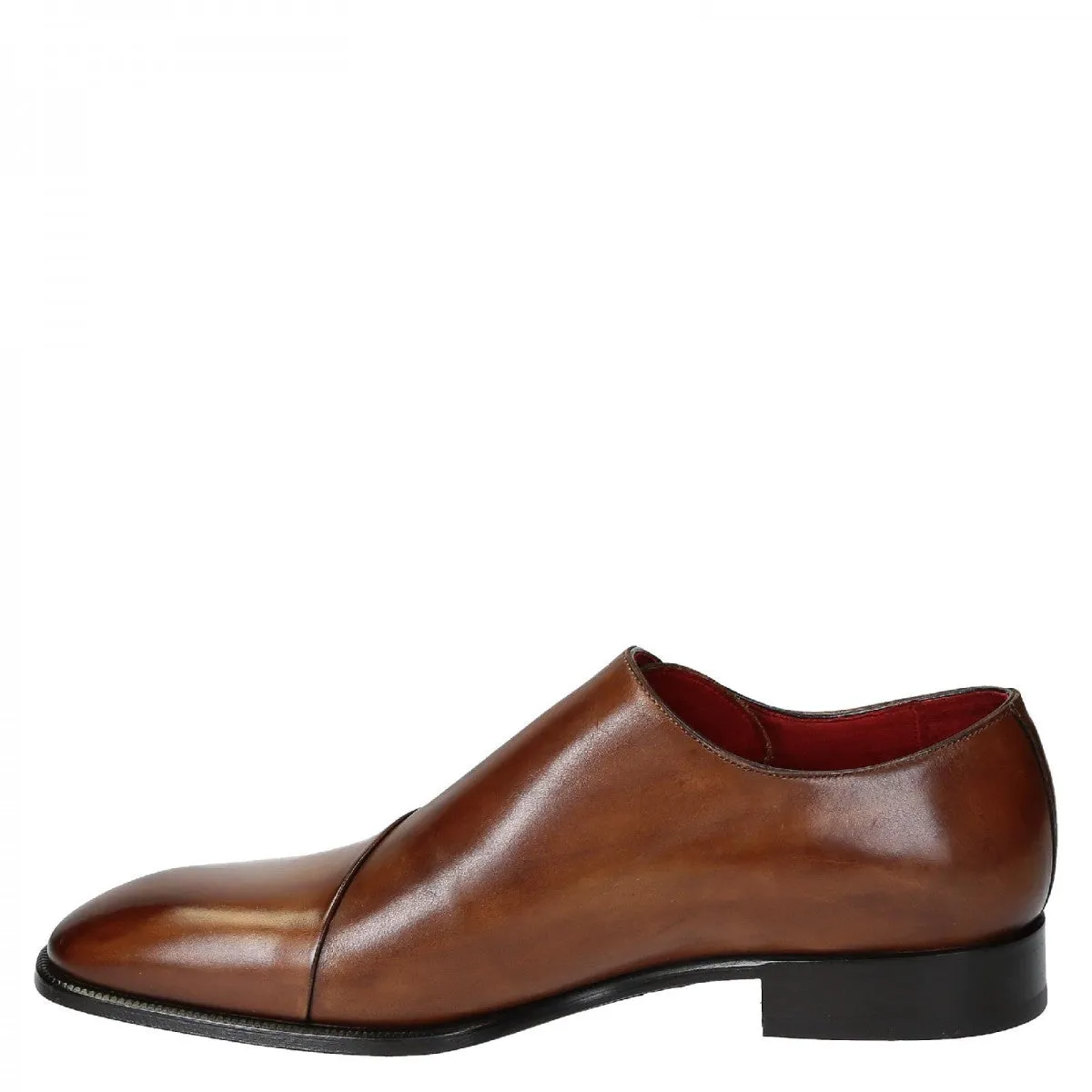 Scarpe eleganti da uomo in pelle color marrone chiaro
