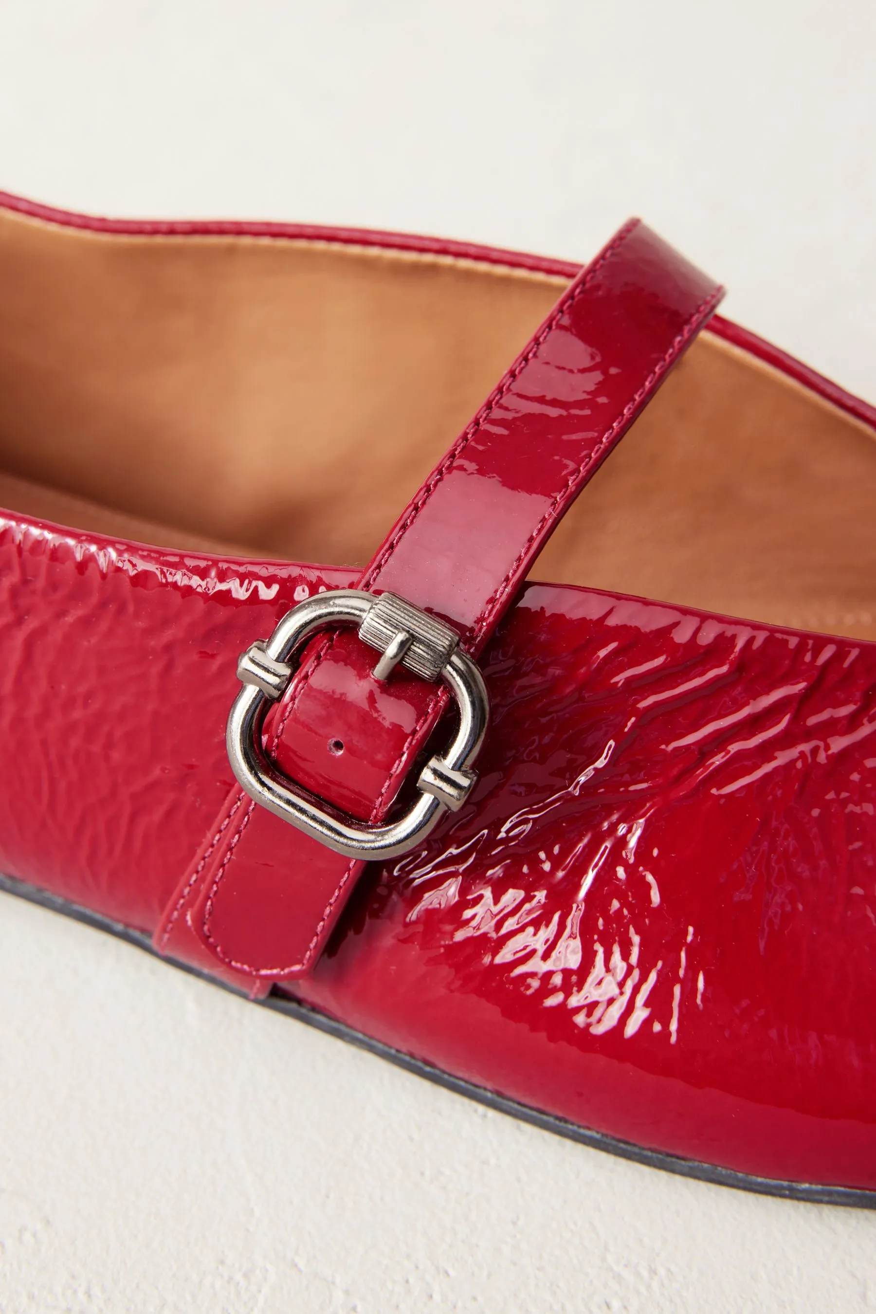Signature Scarpe Mary Jane in pelle    