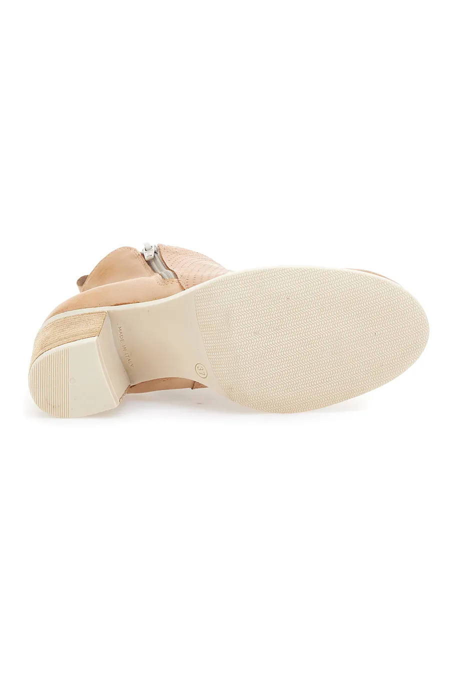 Stivaletti Ankle Boots Mon Dieu 200 Vera Pelle Marroni