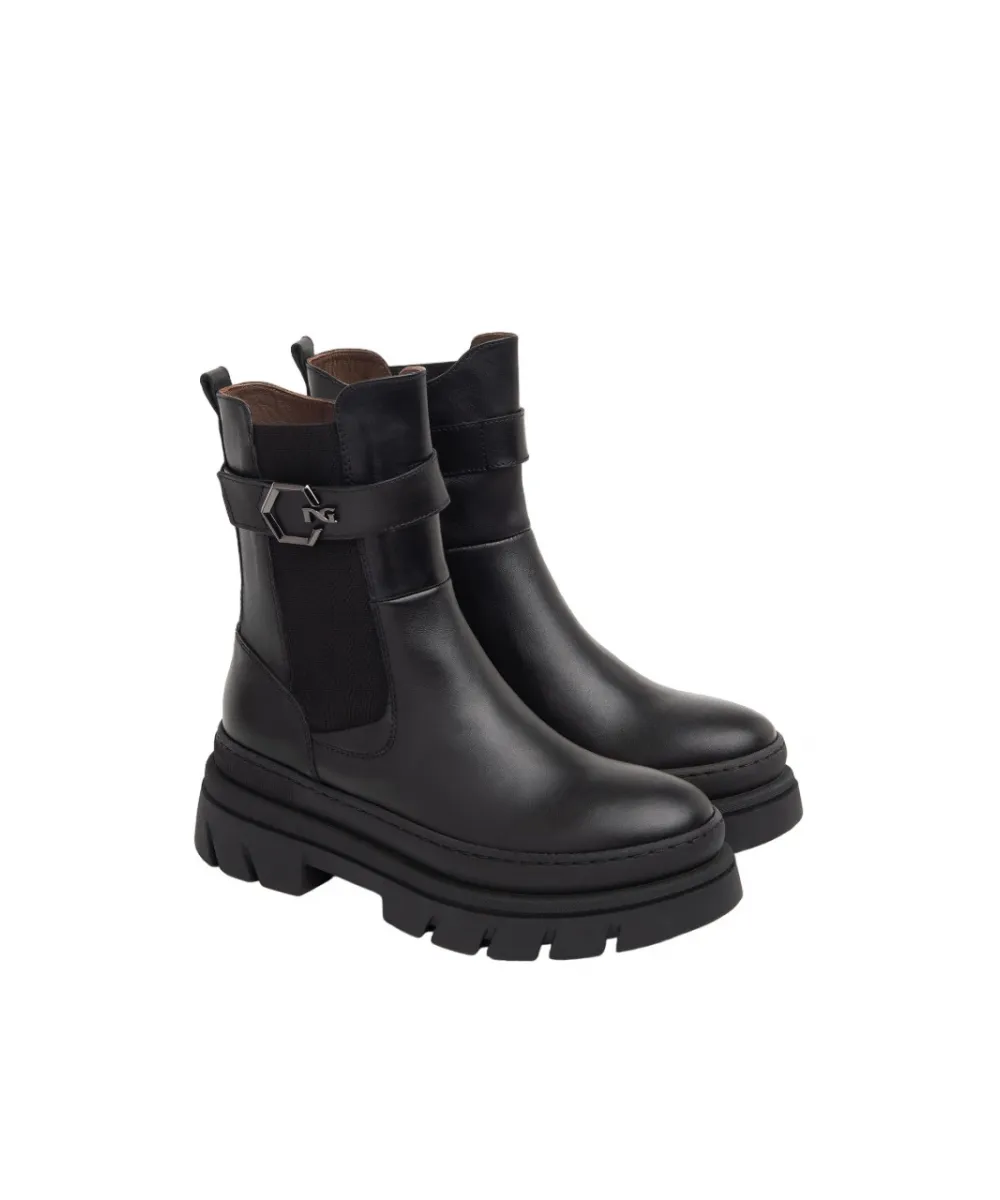 Stivaletti Chelsea In Pelle Nero