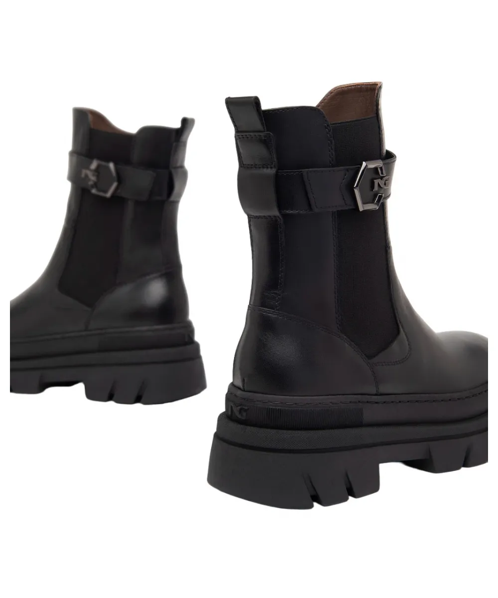 Stivaletti Chelsea In Pelle Nero