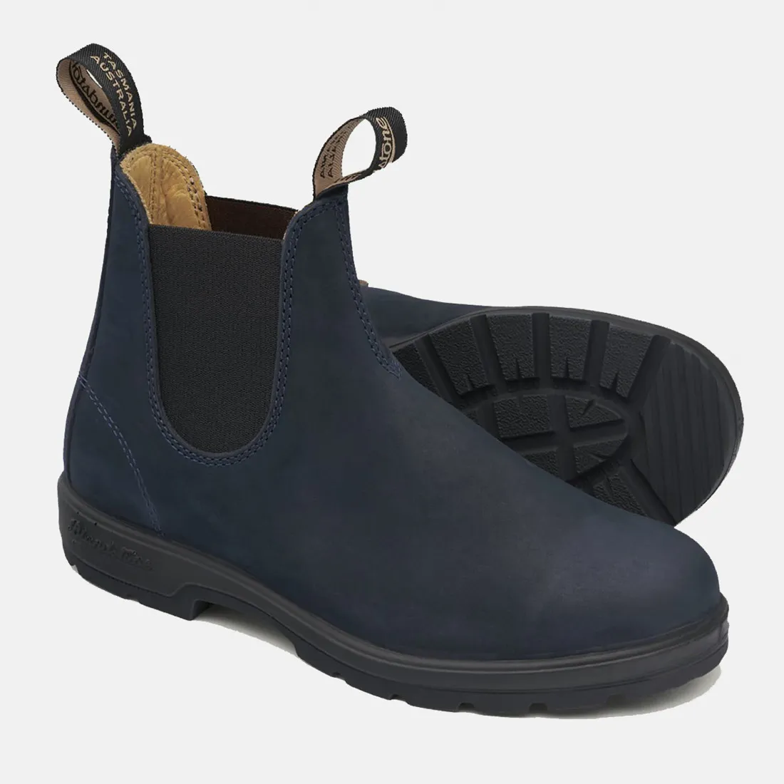 Stivaletto chelsea Blundstone 1940 in nabuck blu navy