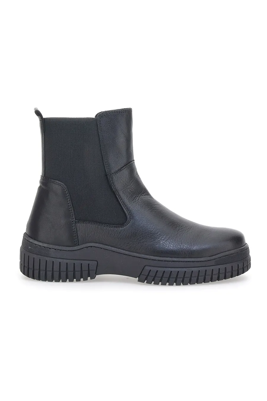 Stivaletto Chelsea Boots Pittarello 884001 Neri Vera Pelle