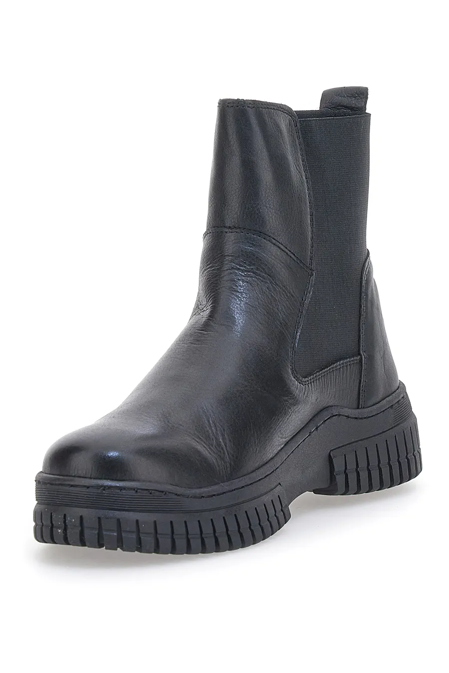 Stivaletto Chelsea Boots Pittarello 884001 Neri Vera Pelle