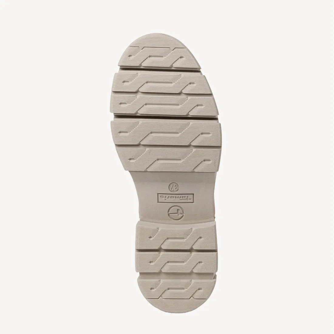 Stivaletto Chelsea Tamaris Essential in nabuck beige taupe