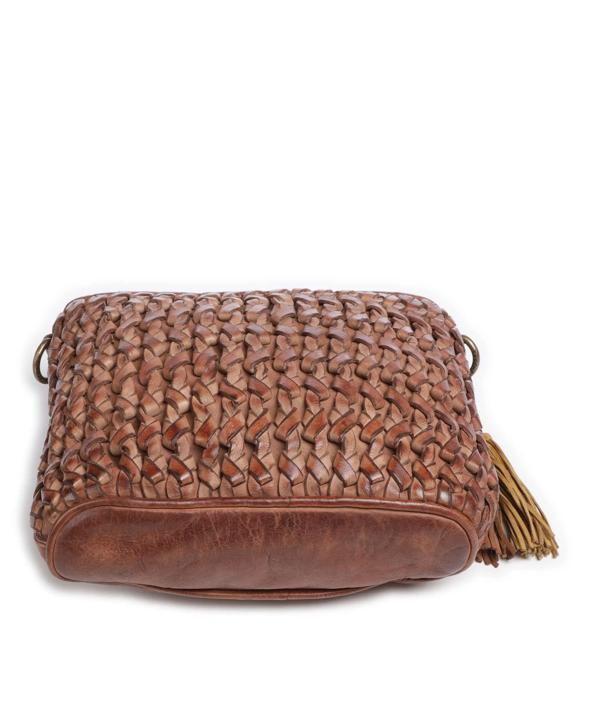  Taschendieb Wien Akademiestrasse 2 Borsa a tracolla pelle di vacchetta grana marrone  