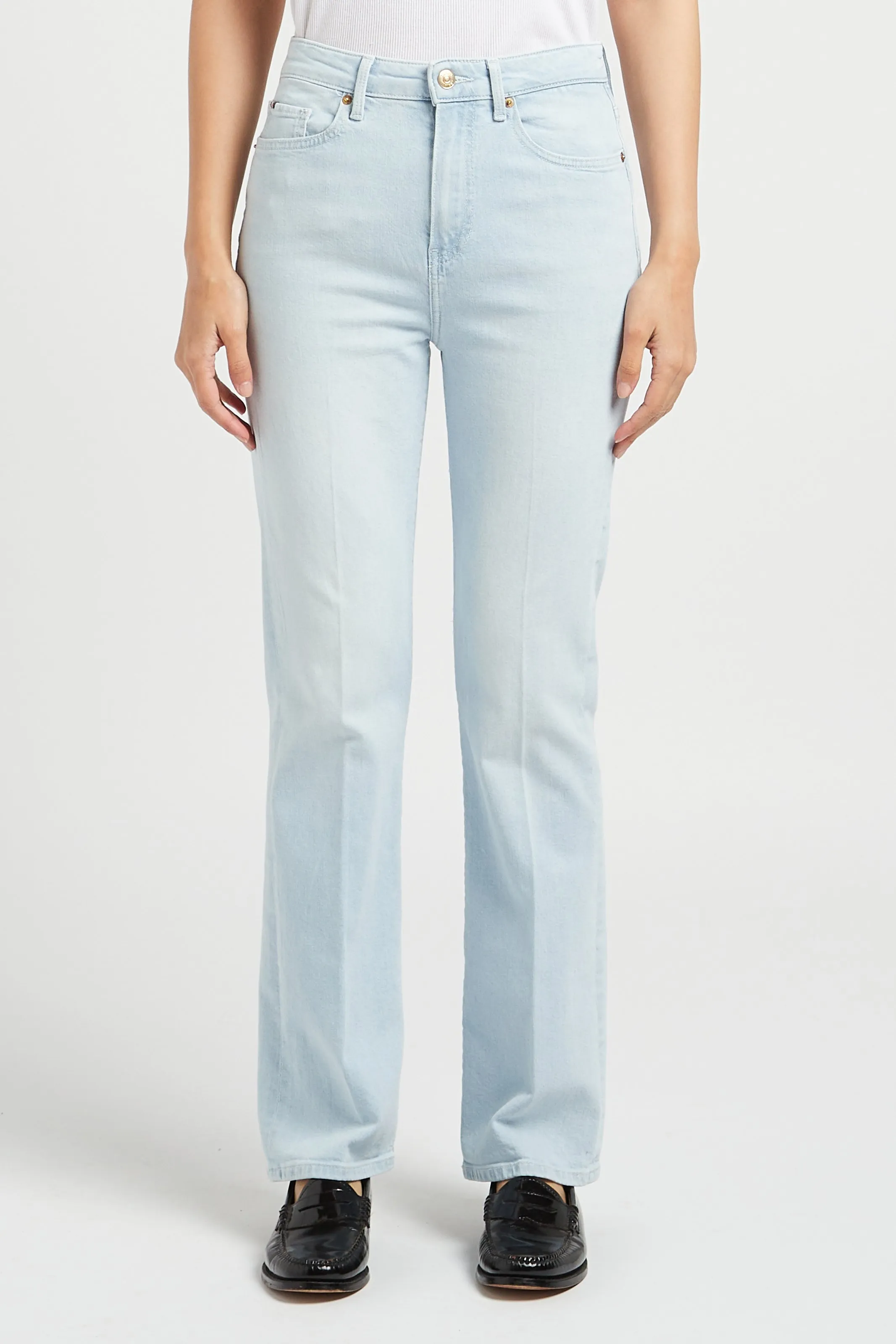  TOMMY HILFIGER   Jeans bootcut in cotone | Jeans slavati