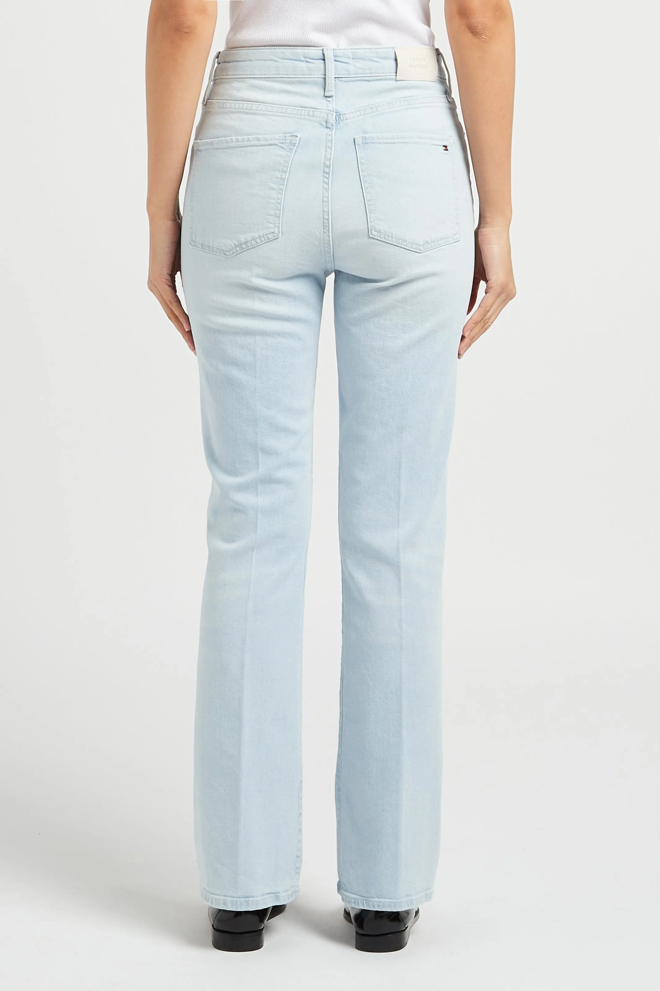  TOMMY HILFIGER   Jeans bootcut in cotone | Jeans slavati