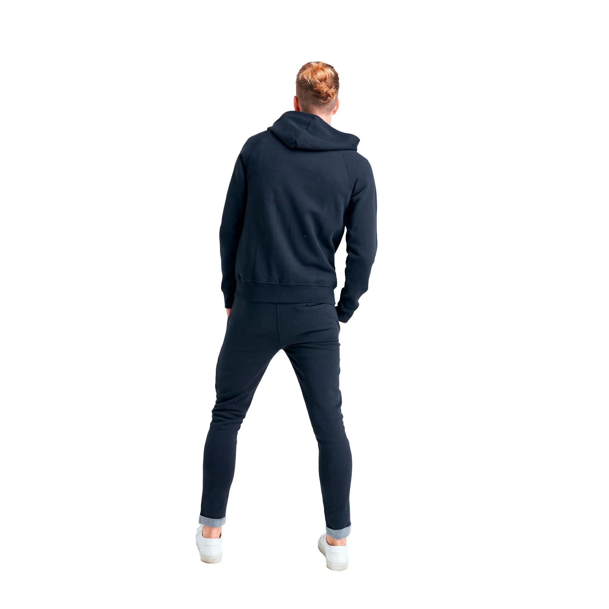 Tuta da uomo con cappuccio e zip Neutrals