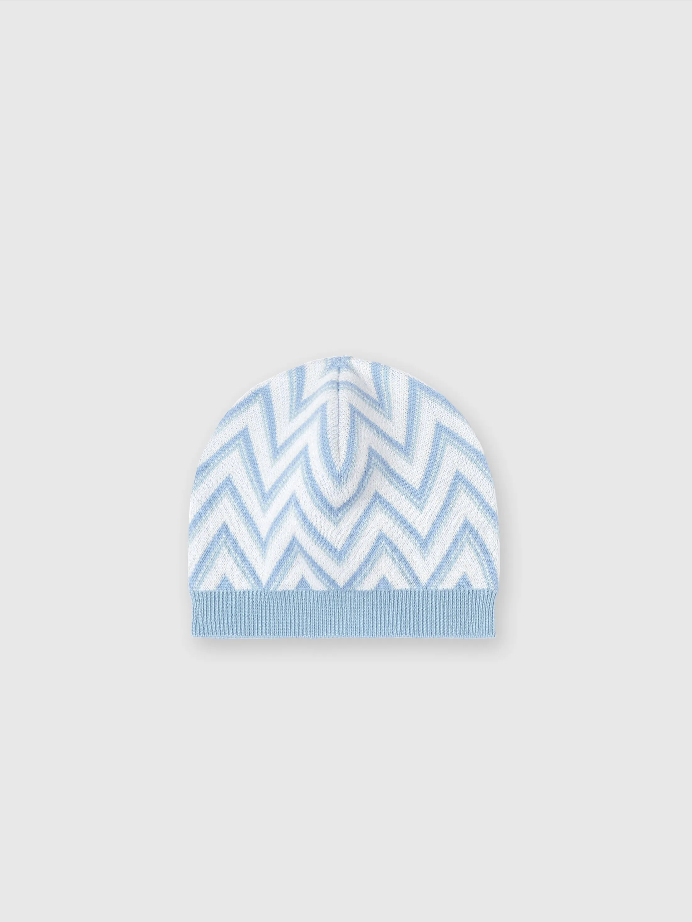 Tutina in cotone e cachemire zig zag