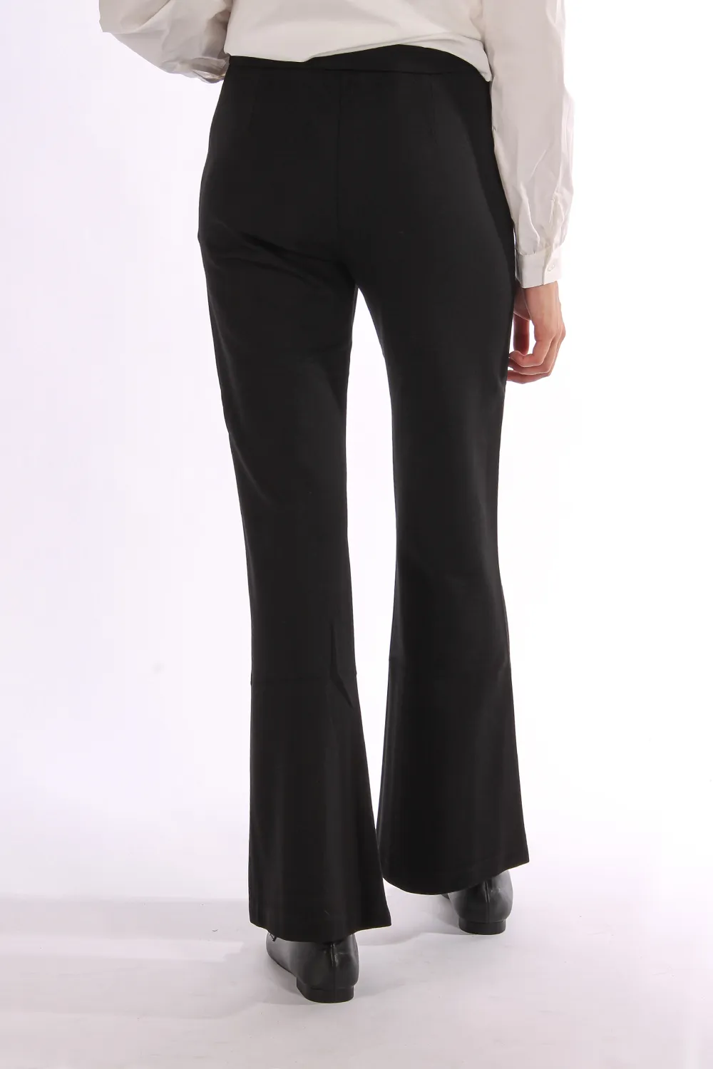 TWINSET | PANTALONE NERO A ZAMPA - Punto Blu