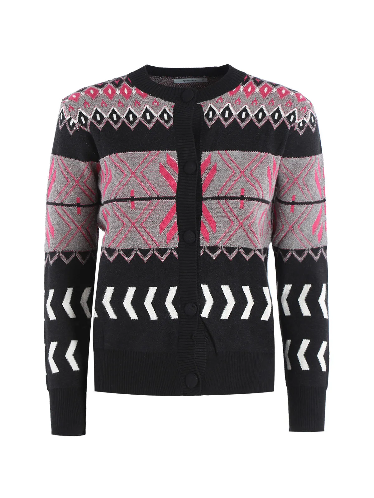 Vicbee Cardigan tricoté femme avec boutons